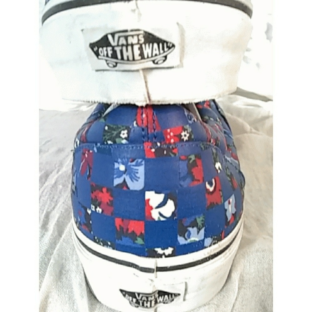 VANS ERA 59 LIBERTY FLORA/CHECKER "RARE" SNEAKERS - Picture 4 of 5